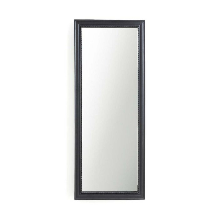 Прямоугольное настенное зеркало Afsan 55х140 черного цвета