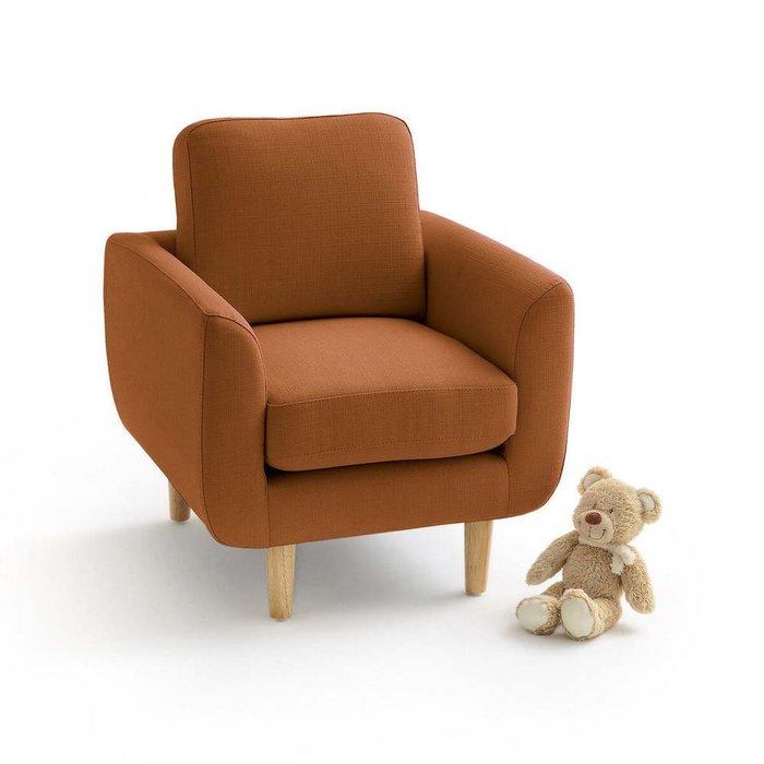 Кресло детское Jimi коричневого цвета