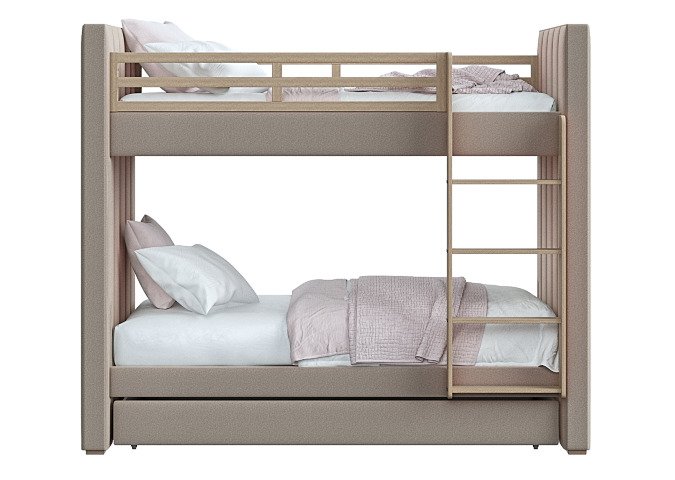 Двухъярусная кровать Cosy 90х200 бежевого цвета - купить Двухъярусные кроватки по цене 155800.0