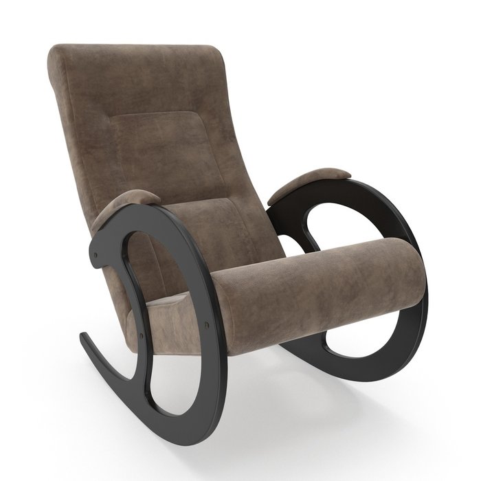 Кресло-качалка коричневого цвета