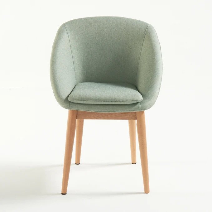 Обеденный стул Jimi зеленого цвета - купить Обеденные стулья по цене 17365.0