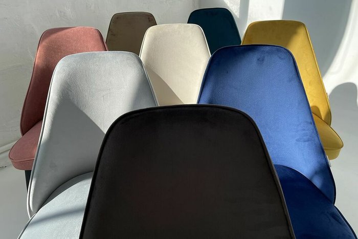 Стул Милан синего цвета  - лучшие Обеденные стулья в INMYROOM