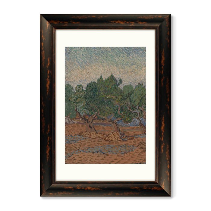 Набор из двух репродукций картин Olive Grove 1889 г. - купить Картины по цене 24998.0