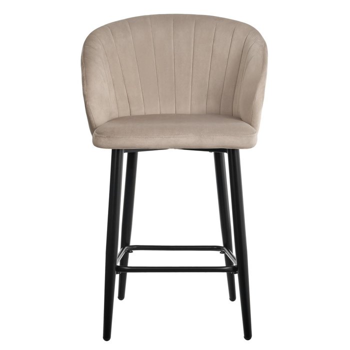 Стул полубарный Paola бежевого цвета - купить Барные стулья по цене 13140.0