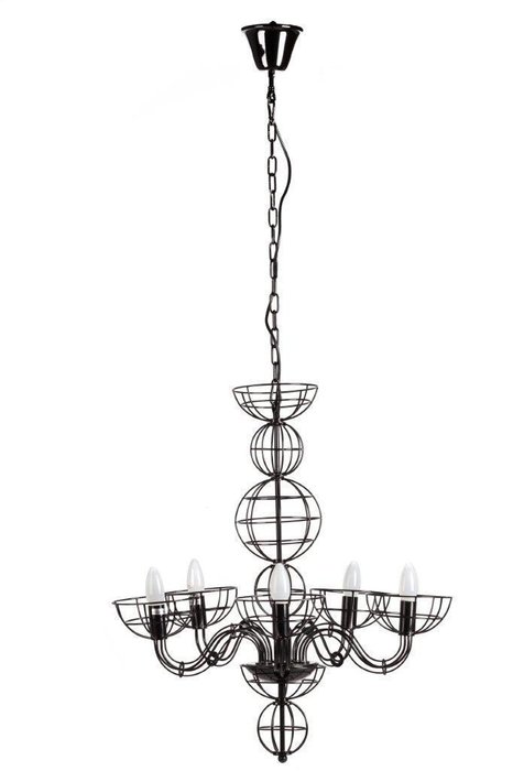 Подвесная люстра Barcelo из металла черного цвета - купить Подвесные люстры по цене 19028.0