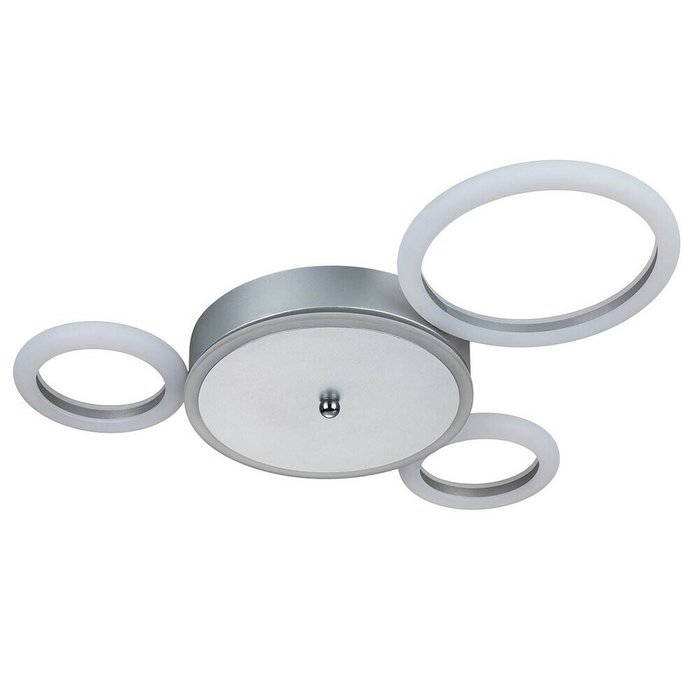 Потолочный светильник Saturn 10268/4LED Silver (акрил, цвет белый) - купить Потолочные светильники по цене 8170.0 Потолочный светильник Saturn 10268/4LED Silver (акрил, цвет белый) - купить Потолочные светильники по цене 8170.0