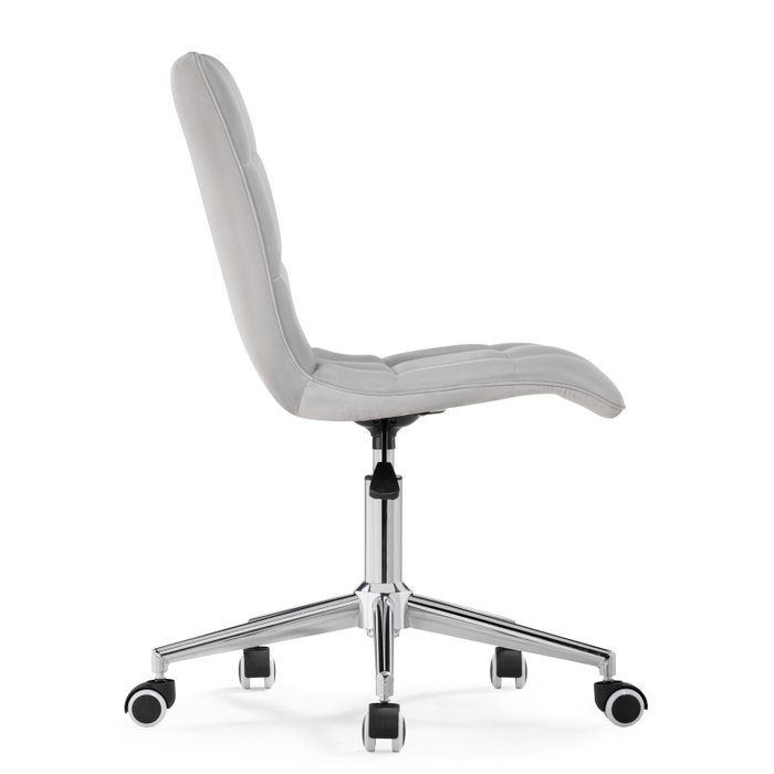 Стул офисный Квадро светло-серого цвета - купить Офисные кресла по цене 8010.0