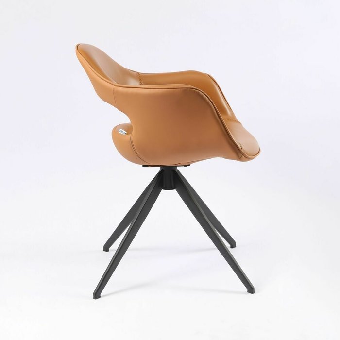 Стул вращающийся Вермонт светло-коричневого цвета - лучшие Обеденные стулья в INMYROOM