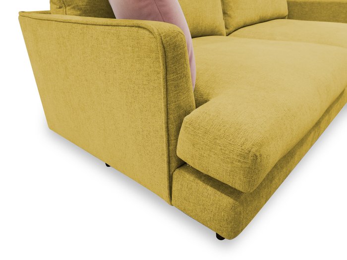 Диван Энди желтого цвета - лучшие Прямые диваны в INMYROOM
