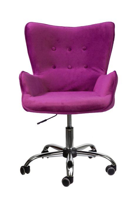 Кресло поворотное Bella фиолетово-пурпурного цвета - купить Офисные кресла по цене 12850.0