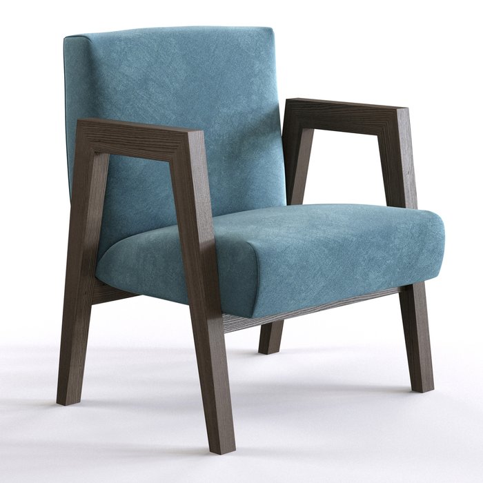 Кресло Five голубого цвета