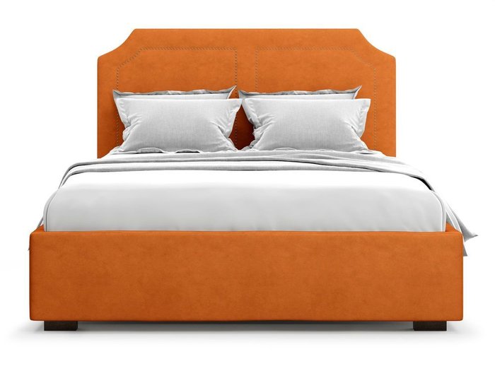 Кровать с подъемным механизмом Lago 140х200 оранжевого цвета - купить Кровати для спальни по цене 40000.0