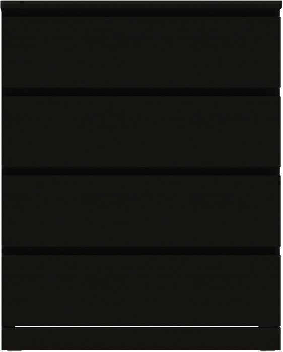 Комод Варма с четырьмя выдвижными ящиками черного цвета - купить Комоды по цене 12999.0