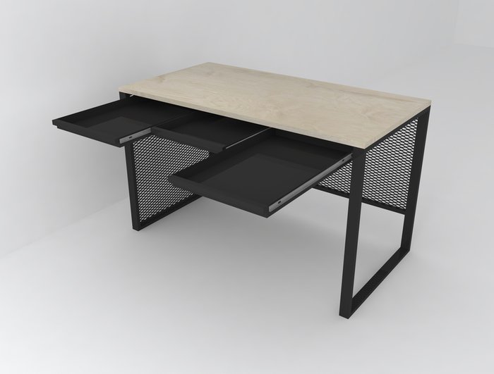 Письменный стол Space черно-бежевого цвета - купить Письменные столы по цене 32600.0