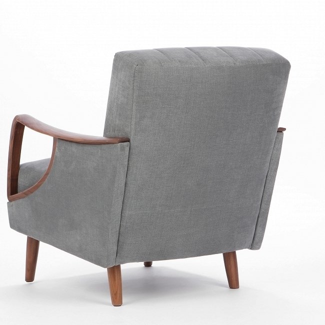 Кресло Theodore серого цвета - лучшие Интерьерные кресла в INMYROOM
