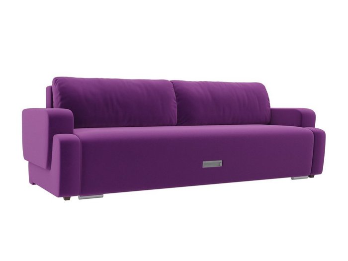 Прямой диван-кровать Ника фиолетового цвета