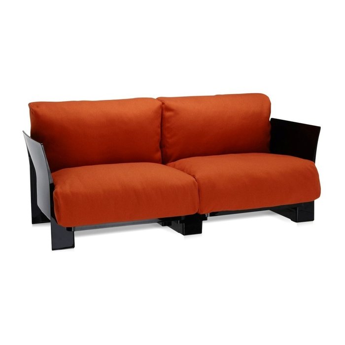 Диван Pop двухместный темно-оранжевого цвета - купить Прямые диваны по цене 261261.0