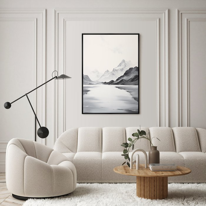 Репродукция картины Landscape collection, Reflection, No 2, 2024г. - лучшие Картины в INMYROOM