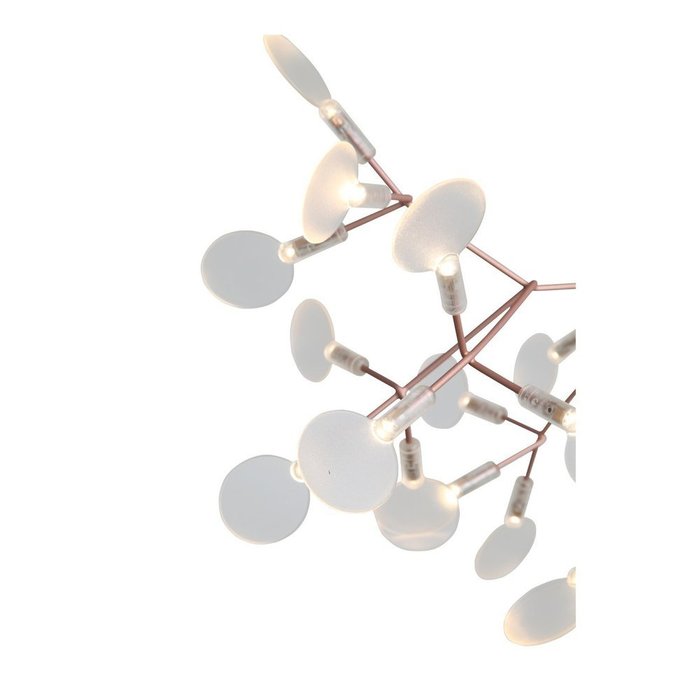 Подвесная светодиодная люстра Rafina с белыми плафонами - лучшие Подвесные люстры в INMYROOM