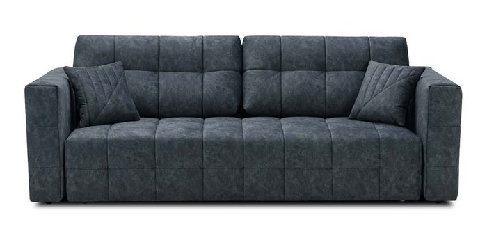 Прямой модульный диван-кровать Энзо серого цвета - купить Прямые диваны по цене 51450.0