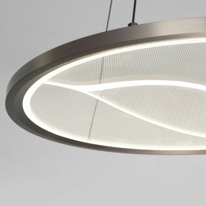Подвесной светодиодный светильник 40026/1 LED серый Occhio - купить Подвесные светильники по цене 37900.0