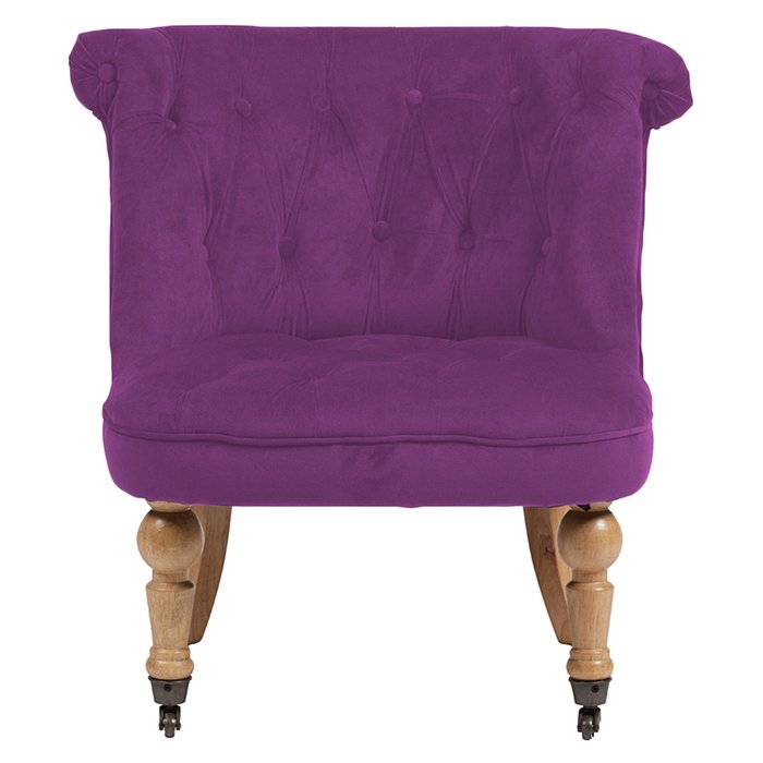 Кресло Amelie French Country Chair фиолетового цвета