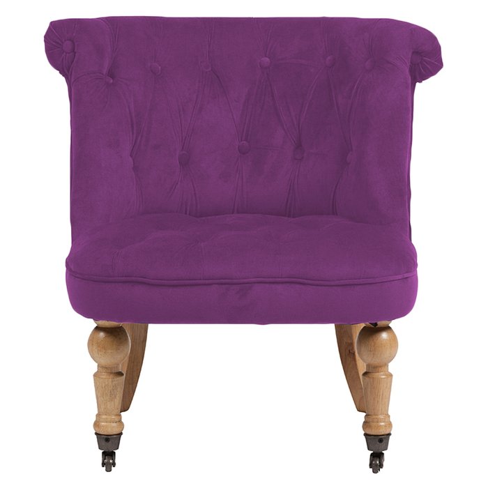 Кресло Amelie French Country Chair фиолетового цвета Кресло Amelie French Country Chair фиолетового цвета