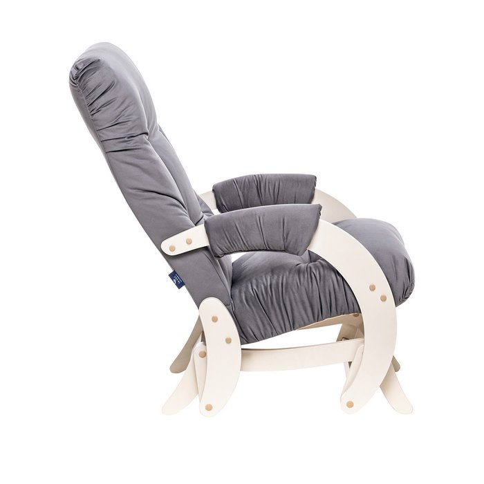 Кресло-качалка Модель 68 серого цвета - лучшие Интерьерные кресла в INMYROOM
