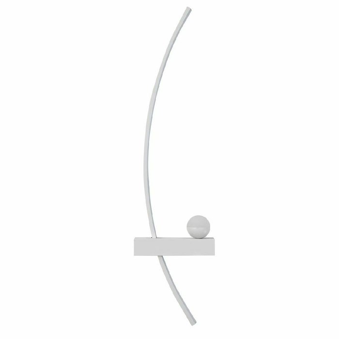 Настенный светильник Ray 10220/2LED White L (силикон, цвет белый) - купить Бра и настенные светильники по цене 5420.0 Настенный светильник Ray 10220/2LED White L (силикон, цвет белый) - купить Бра и настенные светильники по цене 5420.0
