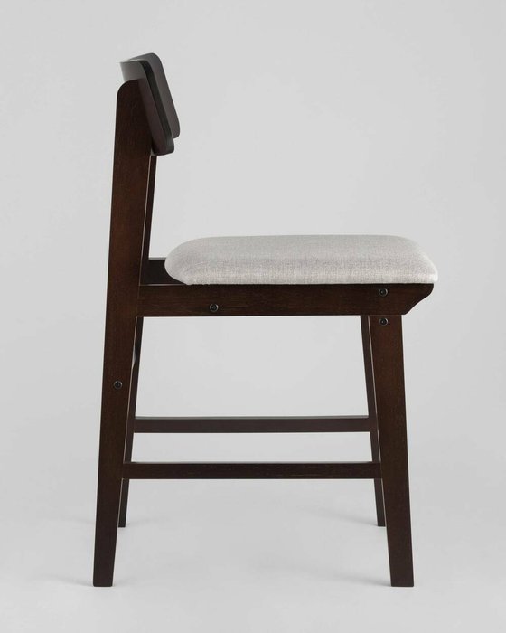 Набор из двух стульев Oden серо-коричневого цвета - лучшие Обеденные стулья в INMYROOM
