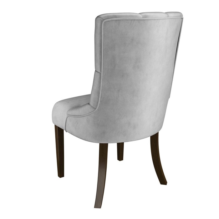 Стул мягкий Ashley серого цвета - купить Обеденные стулья по цене 26793.0
