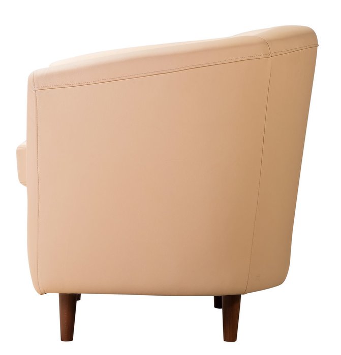 Кресло Капучино Кожа бежевого цвета  - купить Интерьерные кресла по цене 5900.0