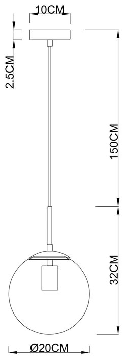 Светильник  подвесной Volare белого цвета - купить Подвесные светильники по цене 4390.0