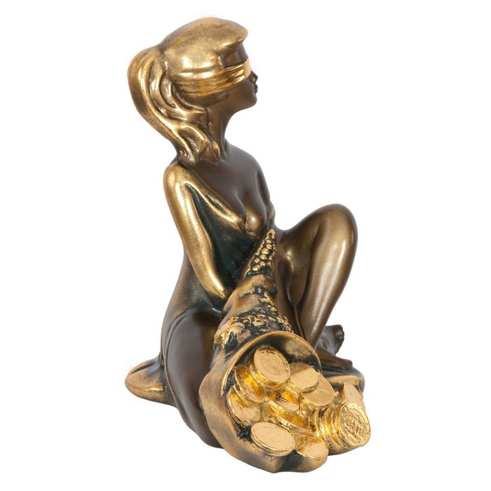 Статуэтка Фортуна бронзового цвета - купить Фигуры и статуэтки по цене 5804.0