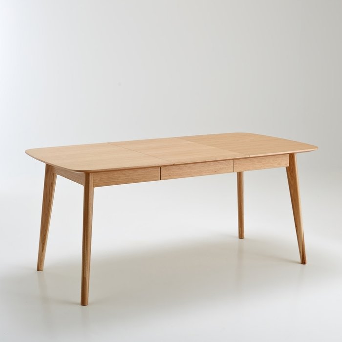 Стол обеденный раздвижной Biface бежевого цвета - купить Обеденные столы по цене 97812.0