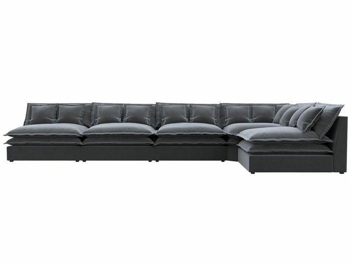 Угловой диван Лига 040 Лонг серого цвета правый угол - купить Угловые диваны по цене 113999.0