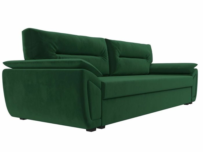 Прямой диван-кровать Нэстор Лайт темно-зеленого цвета - лучшие Прямые диваны в INMYROOM