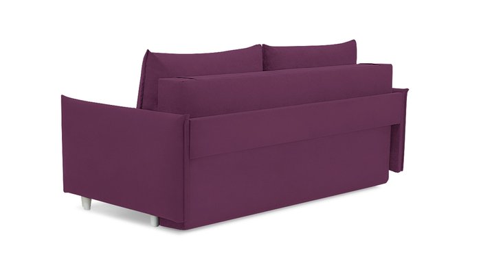 Прямой диван-кровать Портленд Лайт фиолетового цвета - лучшие Прямые диваны в INMYROOM