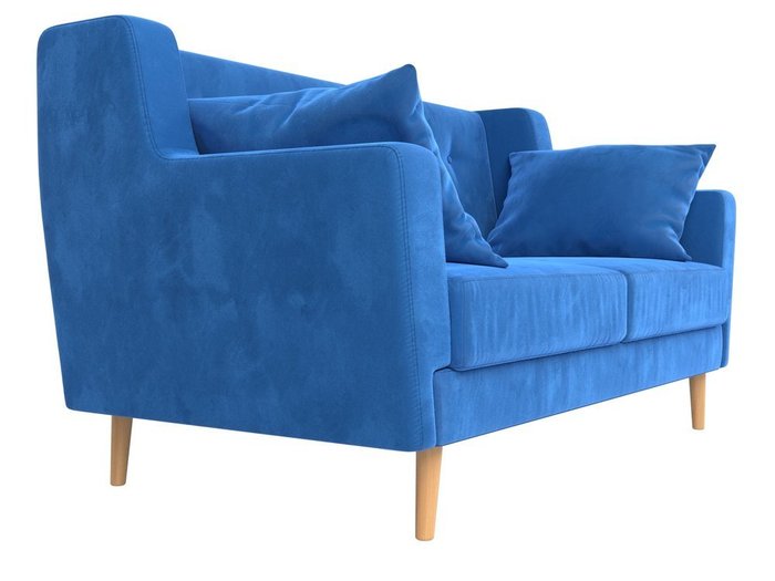 Диван Брайтон голубого цвета  - лучшие Прямые диваны в INMYROOM