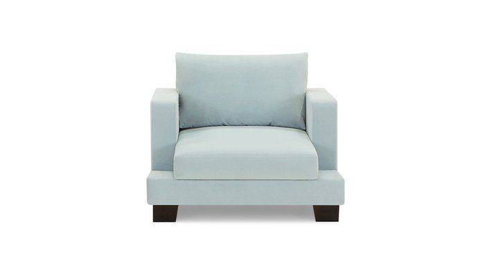 Кресло Дрезден голубого цвета - купить Интерьерные кресла по цене 22200.0