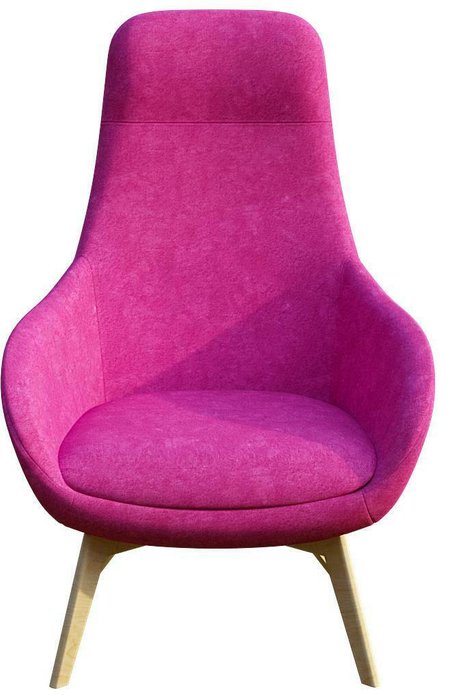 Кресло Арель малинового цвета - лучшие Интерьерные кресла в INMYROOM