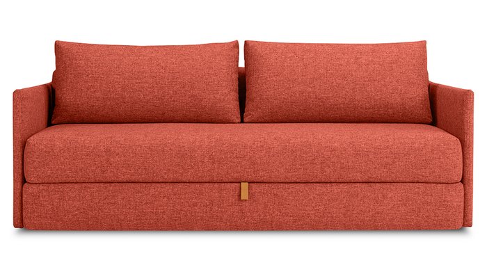 Диван-кровать Коя красного цвета - купить Прямые диваны по цене 38100.0