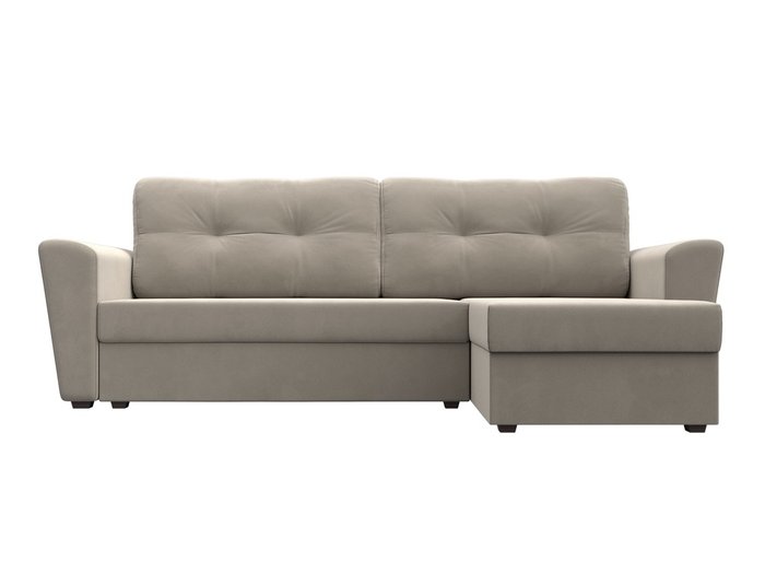 Угловой диван-кровать Амстердам лайт бежевого цвета правый угол - купить Угловые диваны по цене 46990 Угловой диван-кровать Амстердам лайт бежевого цвета правый угол - купить Угловые диваны по цене 46990