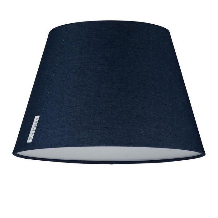 Потолочный светильник Mea с плафоном из ткани синего цвета