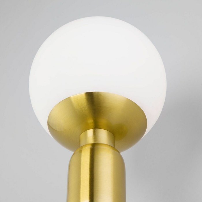 Настенный светильник со стеклянным плафоном 50251/1 латунь Bubble - лучшие Бра и настенные светильники в INMYROOM