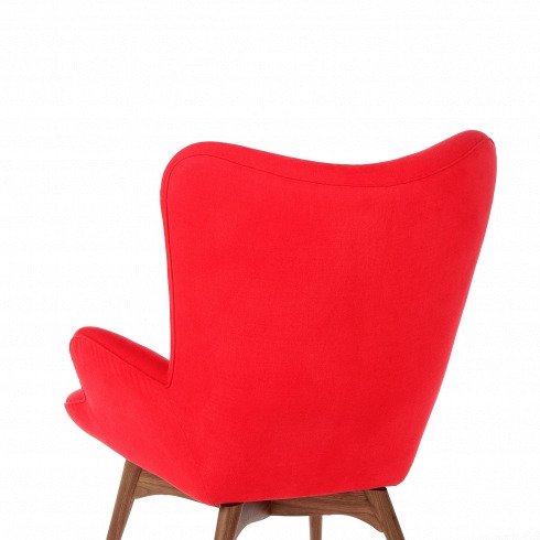 Кресло Contour бордового цвета - лучшие Интерьерные кресла в INMYROOM