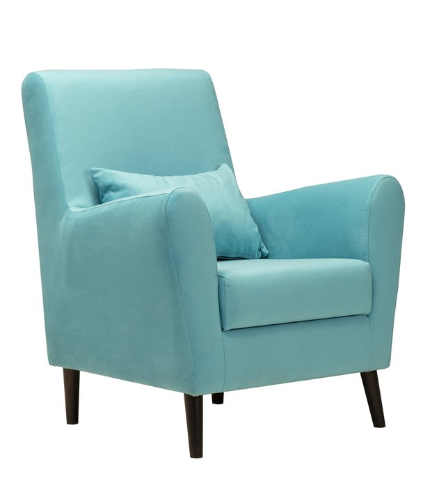Кресло Либерти голубого цвета - купить Интерьерные кресла по цене 11680.0