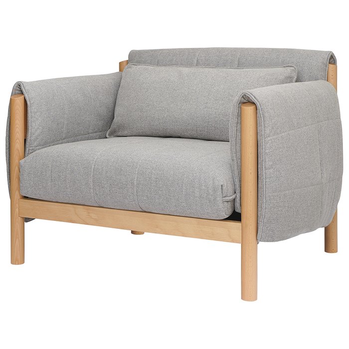 Лаунж-кресло Noak серого цвета