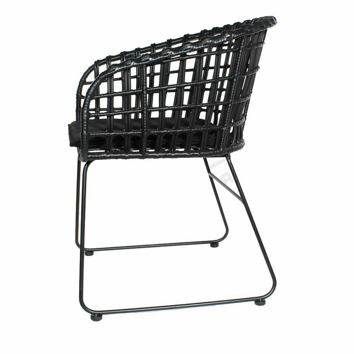 Стул Амароне черного цвета - лучшие Садовые стулья в INMYROOM