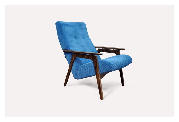 Кресло Каллисто синего цвета - купить Интерьерные кресла по цене 49000.0
